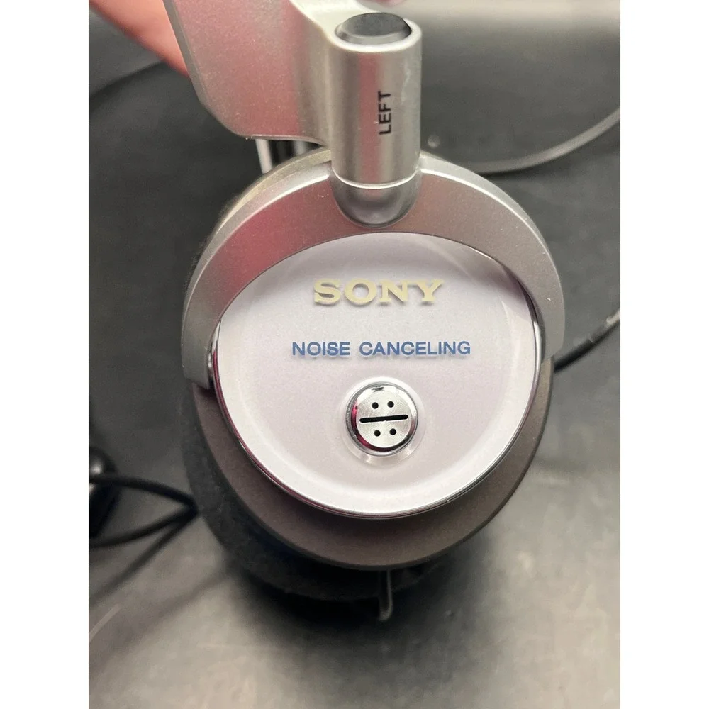 Sony‎ MDR NC6 Noise Cancelling Headphones Over Ear Foldable As Is